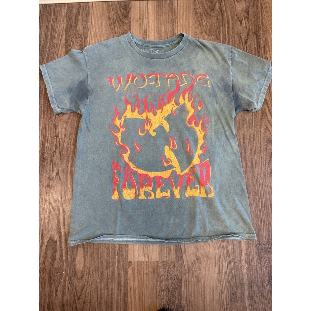 Large Wu Tang Forever Protect Ya Neck Graphic T Shirt Hip Hop Rap New York